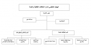 الهيكل التنظيمي - دائرة العلاقات الثقافية والعامة